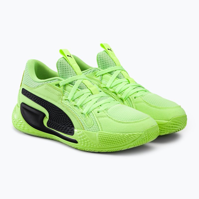 PUMA Court Rider Chaos scarpe da basket uomo fizzy lime/puma nero 7