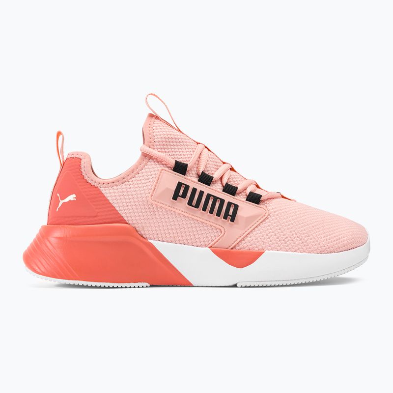Scarpe da corsa da donna PUMA Retaliate Mesh rose dust/hibiscus flower/puma nero 2
