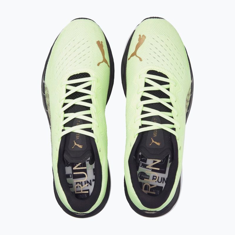 Scarpe da corsa da uomo PUMA Velocity Nitro 2 Run 75 giallo veloce/puma nero 17