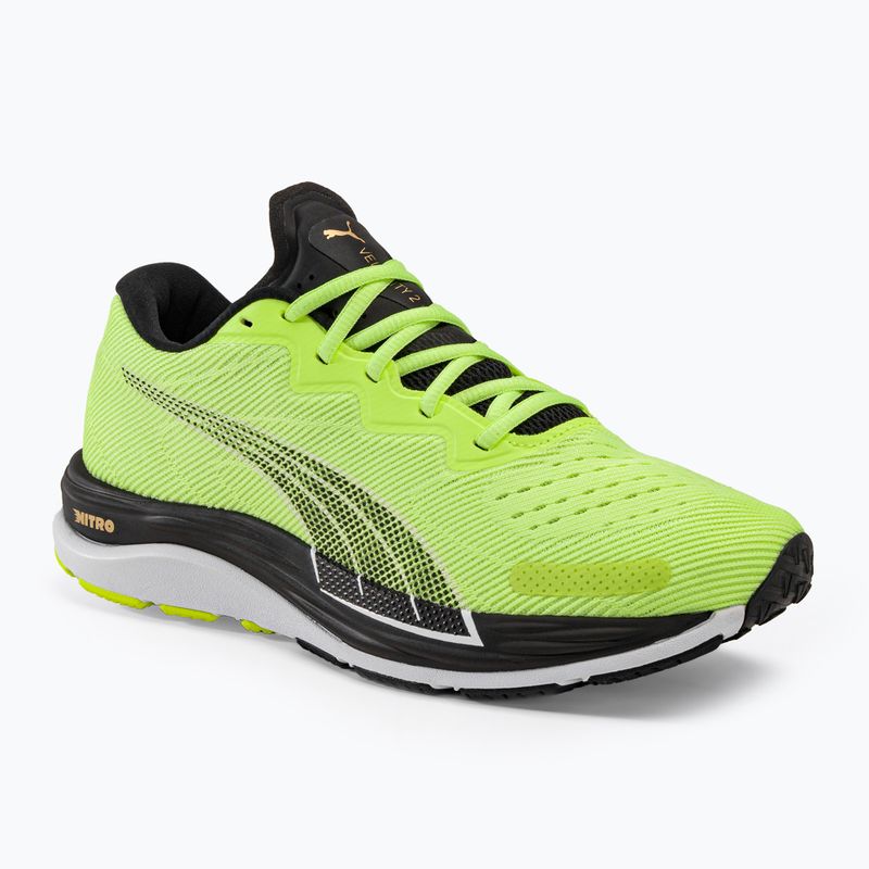 Scarpe da corsa da uomo PUMA Velocity Nitro 2 Run 75 giallo veloce/puma nero