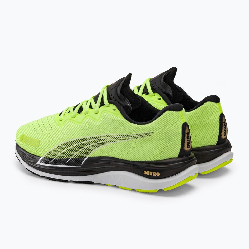 Scarpe da corsa da uomo PUMA Velocity Nitro 2 Run 75 giallo veloce/puma nero 4