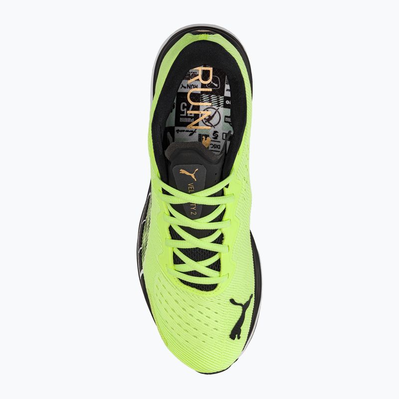 Scarpe da corsa da uomo PUMA Velocity Nitro 2 Run 75 giallo veloce/puma nero 7
