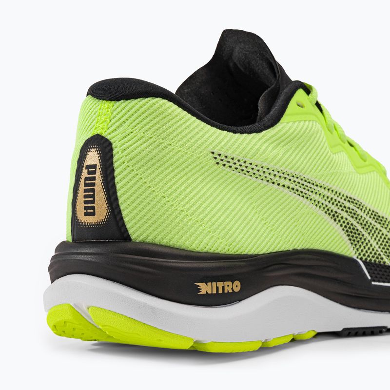 Scarpe da corsa da uomo PUMA Velocity Nitro 2 Run 75 giallo veloce/puma nero 10