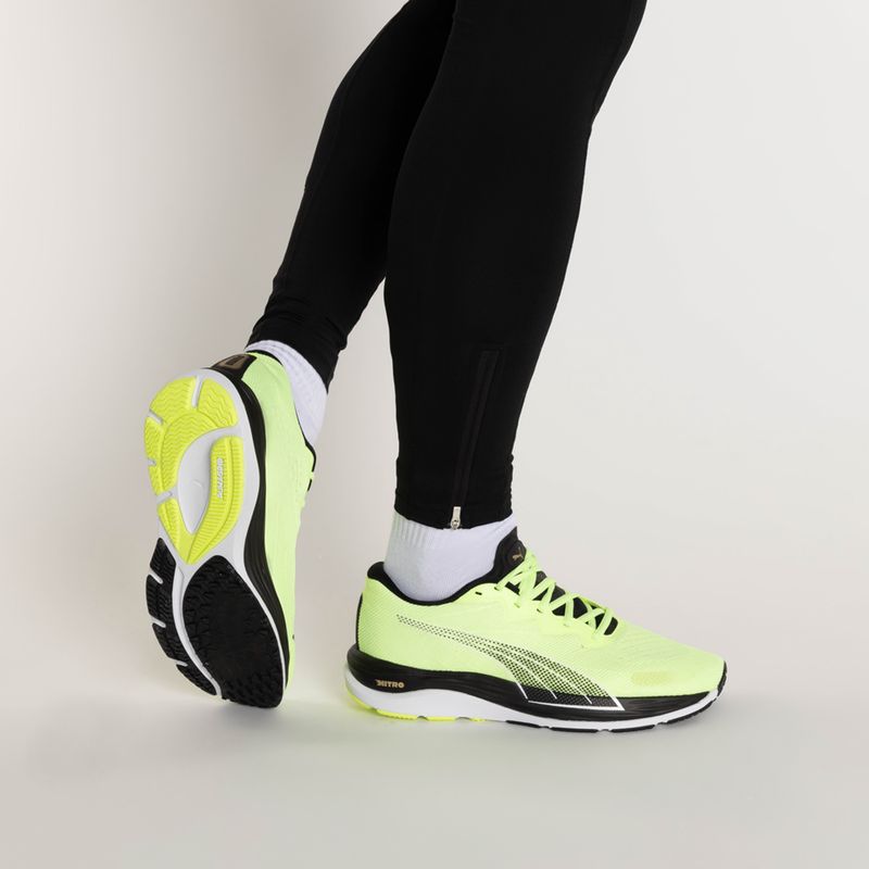 Scarpe da corsa da uomo PUMA Velocity Nitro 2 Run 75 giallo veloce/puma nero 3
