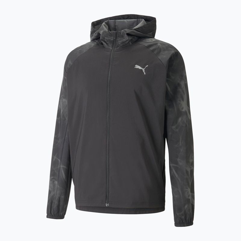 Giacca da corsa da uomo PUMA Run Favorite Aop Woven puma nero/a0p 5