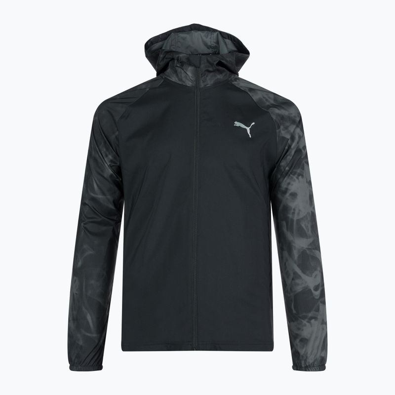 Giacca da corsa da uomo PUMA Run Favorite Aop Woven puma nero/a0p