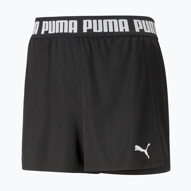 Pantaloncini da allenamento da donna PUMA Train All Day Knit 3" puma nero/puma nero