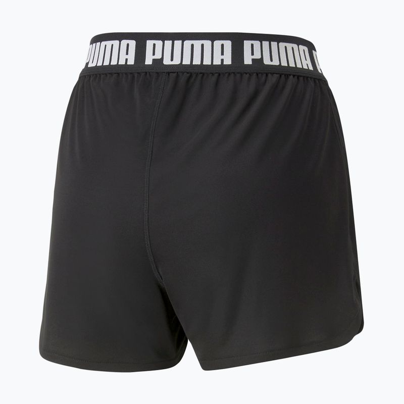 Pantaloncini da allenamento da donna PUMA Train All Day Knit 3" puma nero/puma nero 2