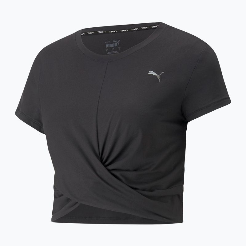 Maglietta da yoga da donna PUMA Studio Yogini Lite Twist puma nero