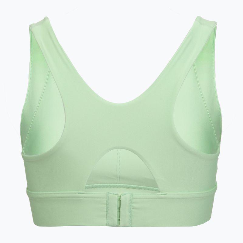 Reggiseno sportivo da running Puma High Impact Ultraform Running Bra green/silver 2