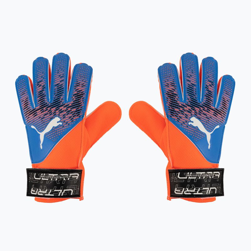 Guanto da portiere PUMA Ultra Grip 4 RC ultra arancio/blu glimmer