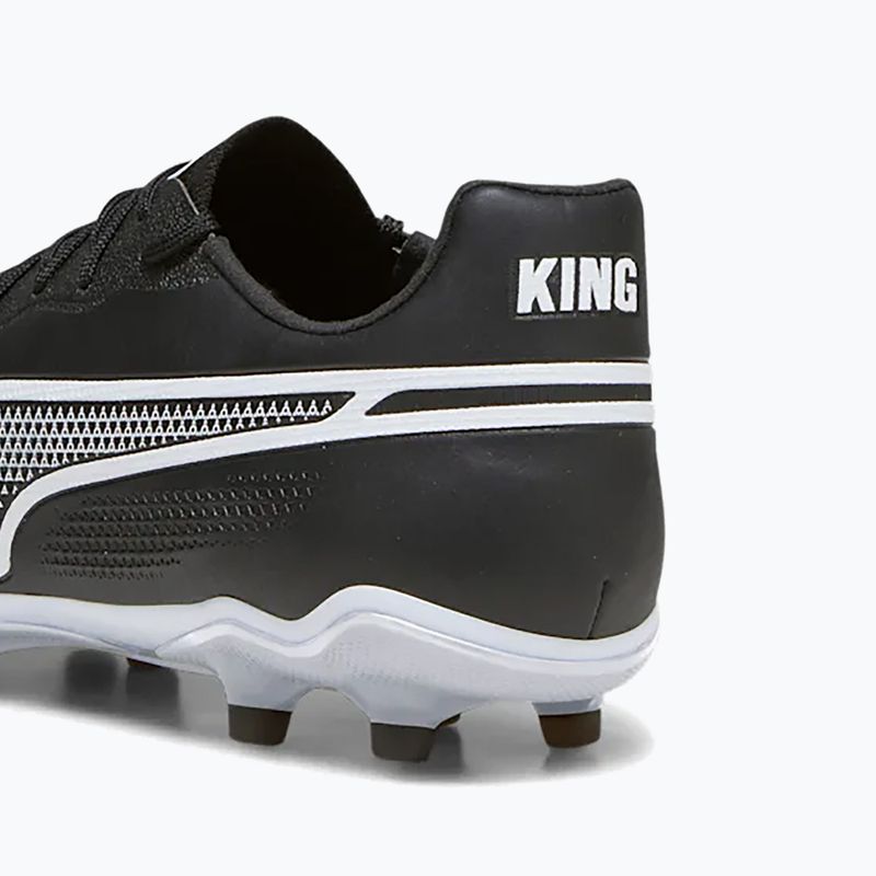 Scarpe da calcio da uomo PUMA King Pro FG/AG puma nero/puma bianco 14