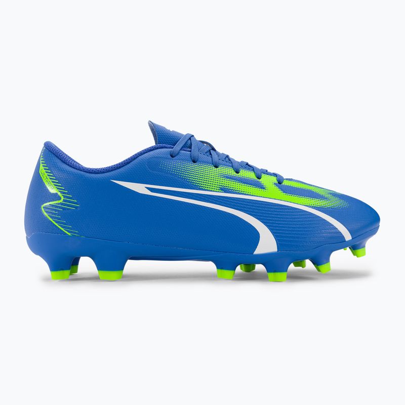 Scarpe da calcio da uomo PUMA Ultra Play FG/AG ultra blu/puma bianco/verde 2