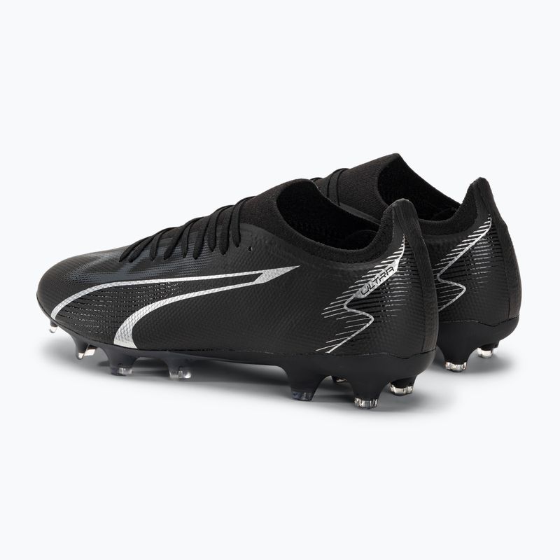 Scarpe da calcio uomo PUMA Ultra Match FG/AG puma nero/asfalto 3