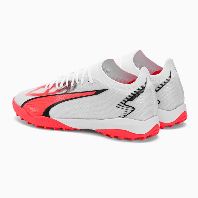 PUMA Ultra Match TT scarpe da calcio da uomo puma bianco/puma nero/fire orchid 5