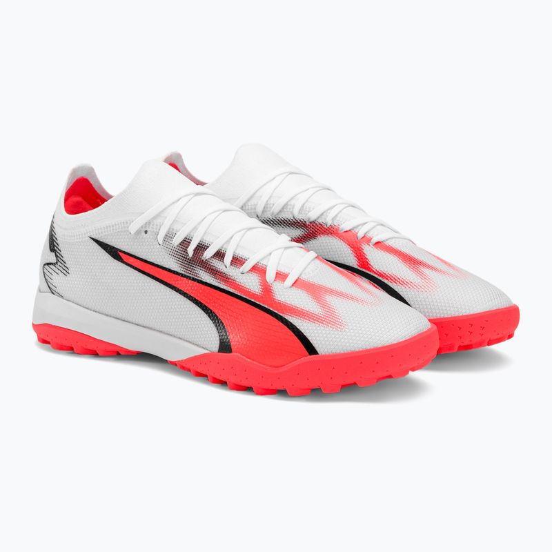 PUMA Ultra Match TT scarpe da calcio da uomo puma bianco/puma nero/fire orchid 6