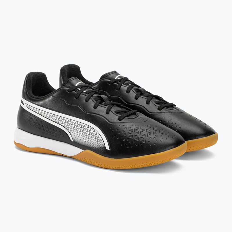 PUMA King Match IT scarpe da calcio da uomo puma nero/puma bianco 4