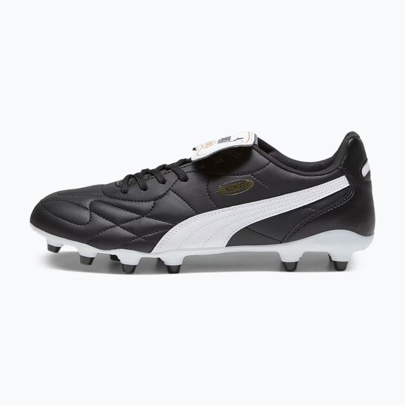 Scarpe da calcio da uomo PUMA King Top FG/AG puma nero/puma bianco/puma oro 11