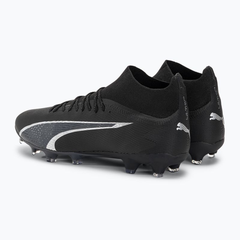 Scarpe da calcio da uomo PUMA Ultra Pro FG/AG puma nero/asfalto 3