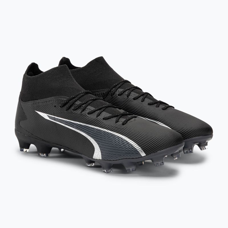 Scarpe da calcio da uomo PUMA Ultra Pro FG/AG puma nero/asfalto 4