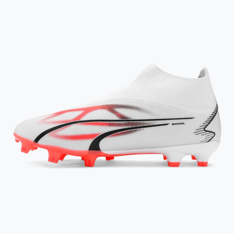 Scarpe da calcio da uomo PUMA Ultra Match+ LL FG/AG puma bianco/puma nero/arancio 12