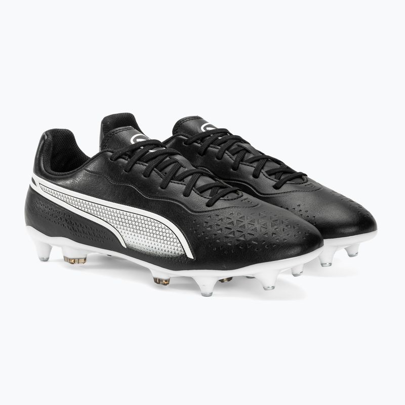 PUMA King Match MXSG scarpe da calcio uomo puma nero/puma bianco 4