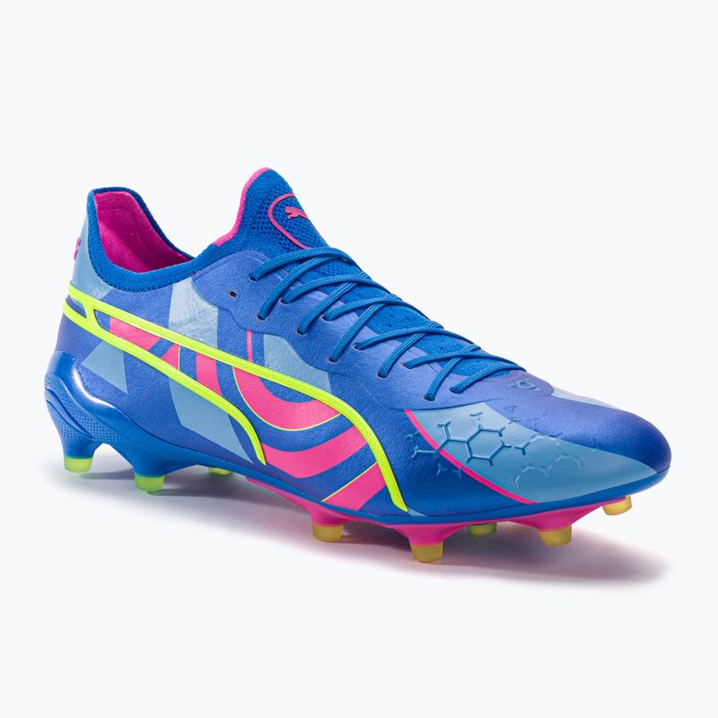 PUMA King Ultimate Energy FG/AG scarpe da calcio uomo ultra blu/rosa luminoso/blu luminoso