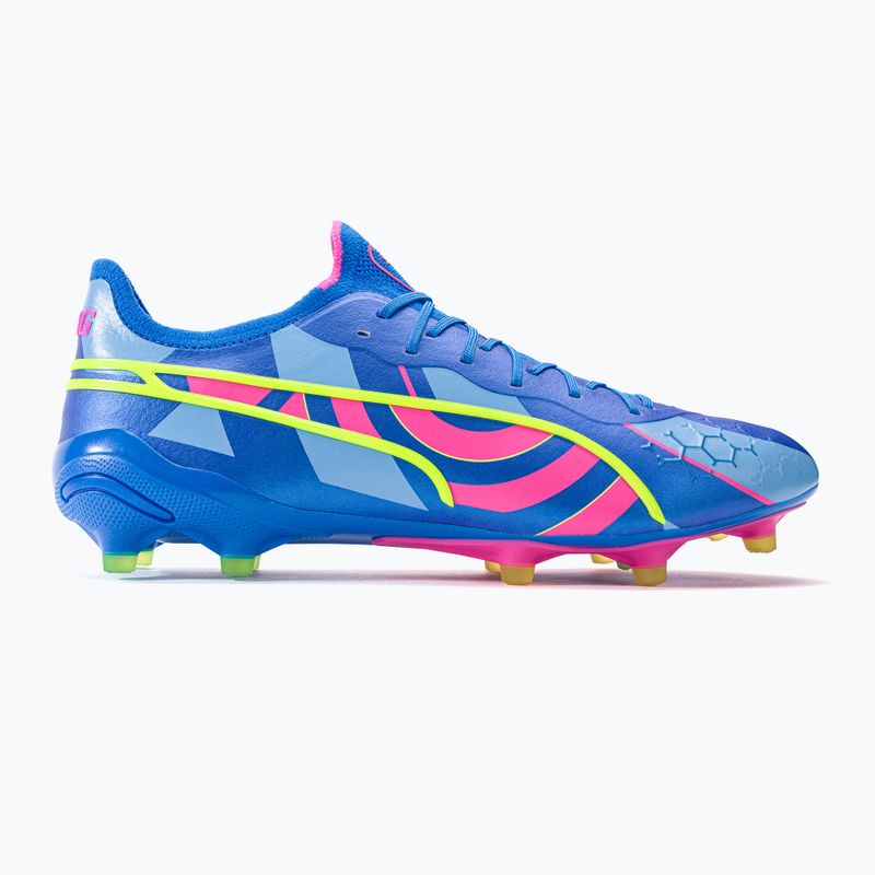 PUMA King Ultimate Energy FG/AG scarpe da calcio uomo ultra blu/rosa luminoso/blu luminoso 2