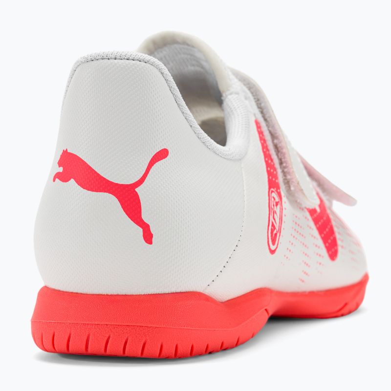 Scarpe da calcio per bambini PUMA Future Play IT V puma bianco/arancio 9
