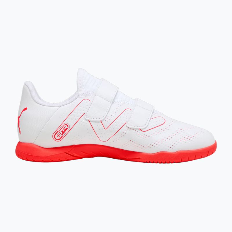 Scarpe da calcio per bambini PUMA Future Play IT V puma bianco/arancio 12