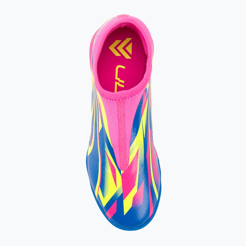 Scarpe da calcio per bambini PUMA Ultra Match LL Energy IT + Mid rosa luminoso/ultra blu/giallo allerta 6