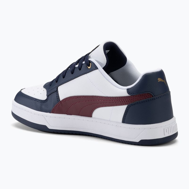 PUMA Caven 2.0 scarpe puma bianco/dark jasper/puma navy/oro 3