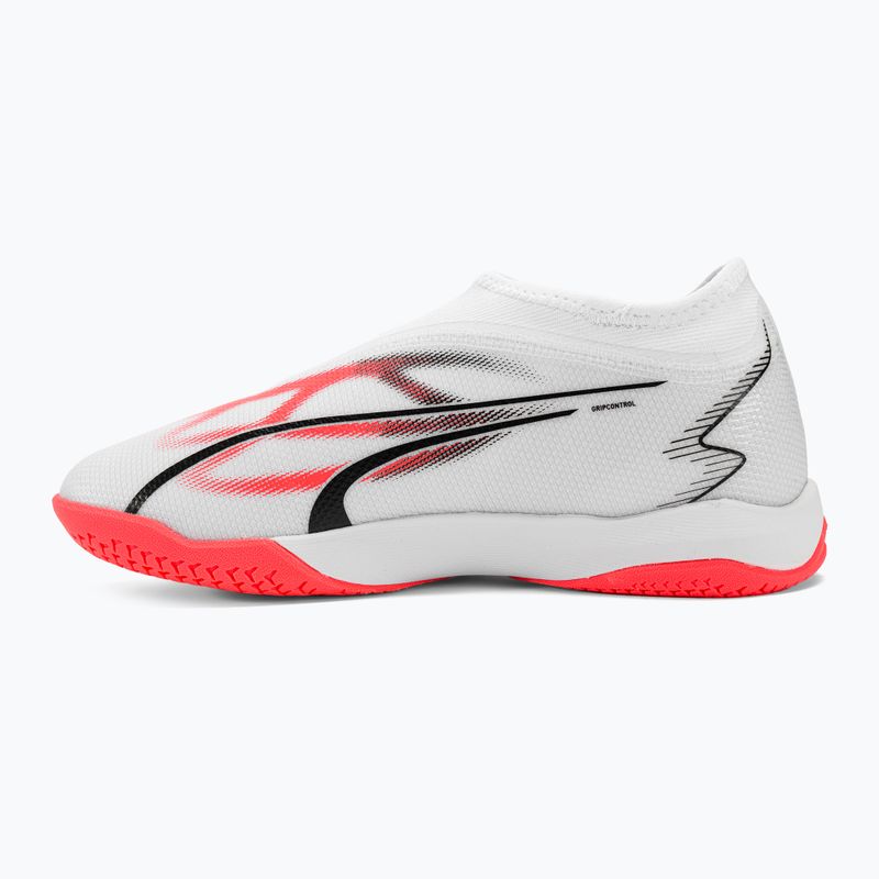 Scarpe da calcio per bambini PUMA Ultra Match LL IT + Mid puma bianco/puma nero/arancio 10