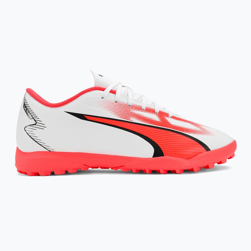 Scarpe da calcio PUMA Ultra Play TT da uomo puma bianco/puma nero/fire orchid 4
