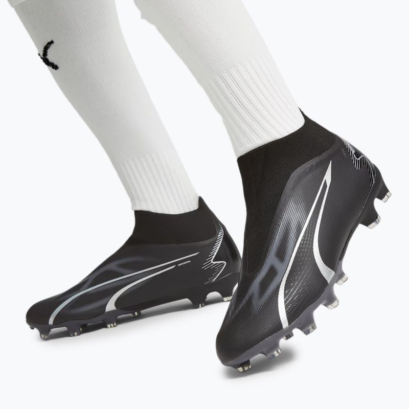 Scarpe da calcio da uomo PUMA Ultra Match+ LL FG/AG puma nero/asfalto 2