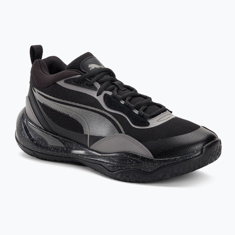 Scarpe da basket da uomo PUMA Playmaker Pro Trofei puma argento invecchiato/cast iron/puma nero