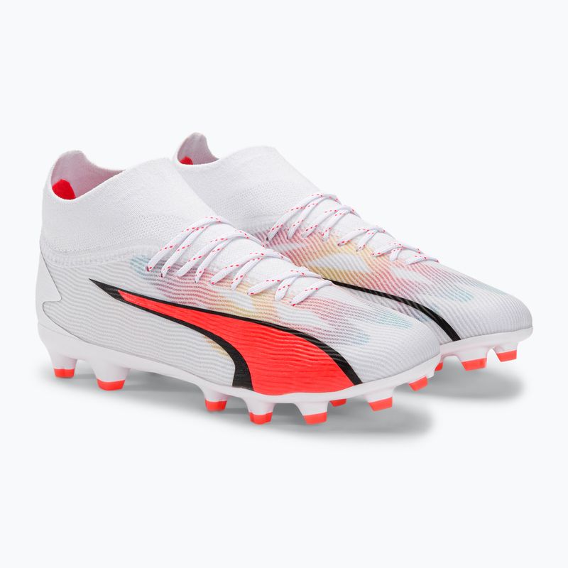 PUMA Ultra Pro FG/AG scarpe da calcio per bambini puma bianco/puma nero/arancio 4