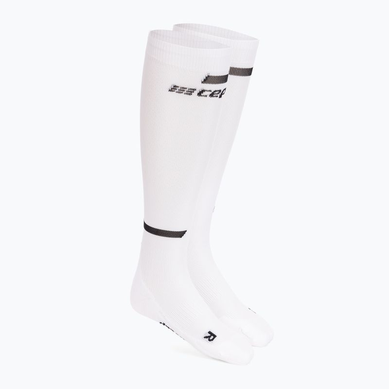 Calze da corsa a compressione CEP da donna Tall 4.0 bianco