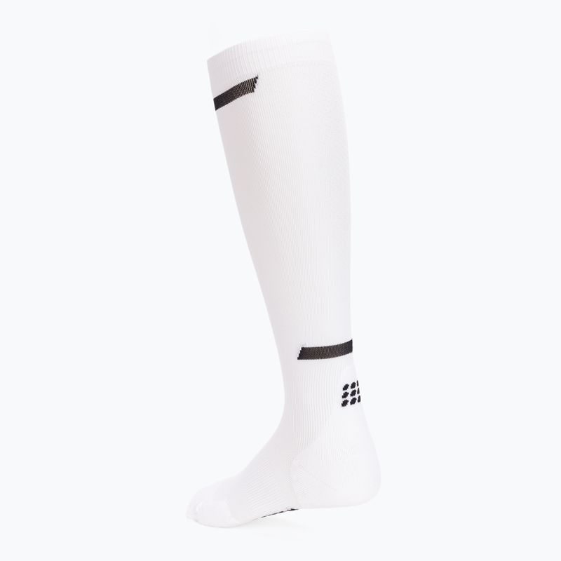 Calze da corsa a compressione CEP da donna Tall 4.0 bianco 2