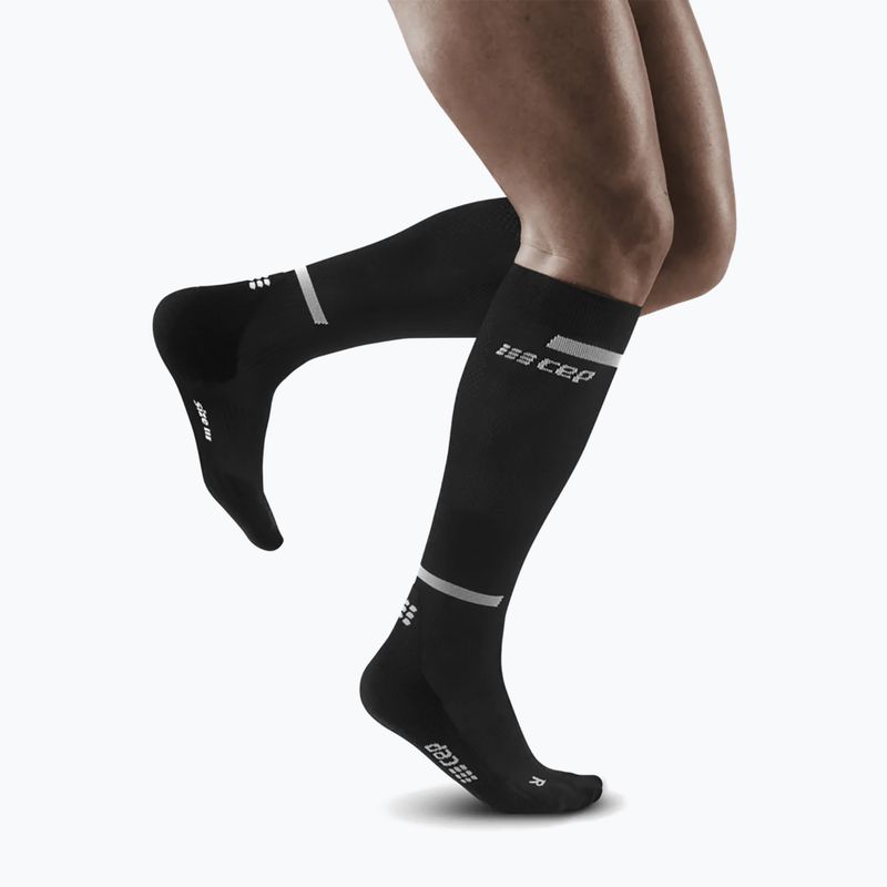 CEP Tall 4.0 calze da corsa a compressione da uomo, nero 4