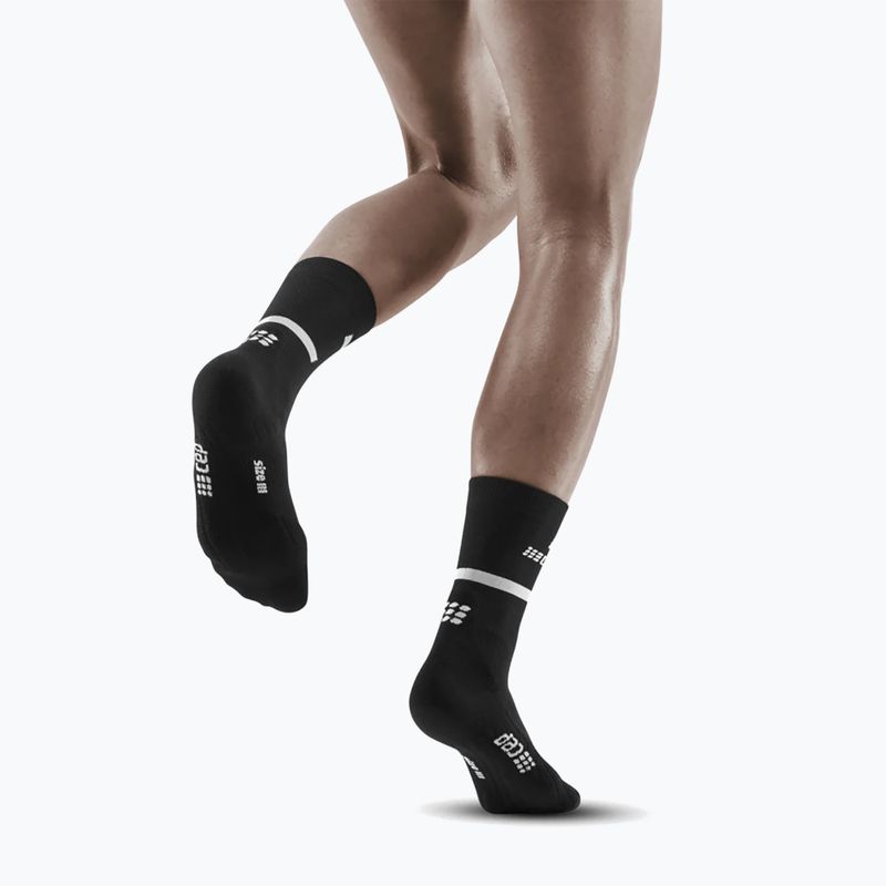 CEP Calze da corsa a compressione da donna 4.0 taglio medio nero 6