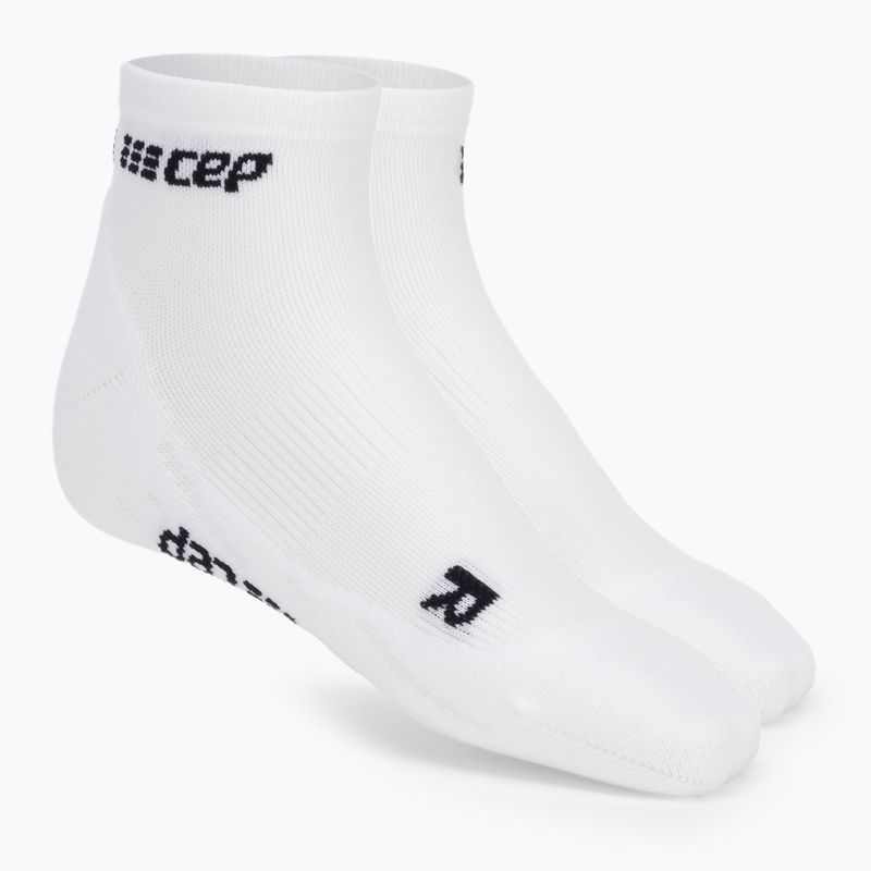 CEP Calze da corsa a compressione da donna 4.0 a taglio basso, bianco