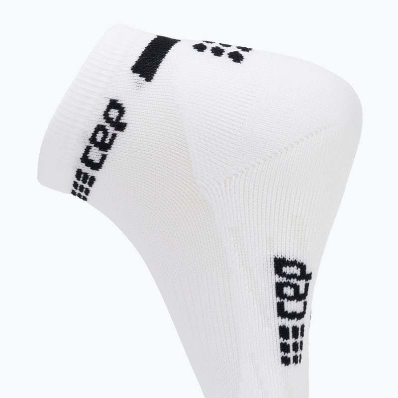 CEP Calze da corsa a compressione da donna 4.0 a taglio basso, bianco 4