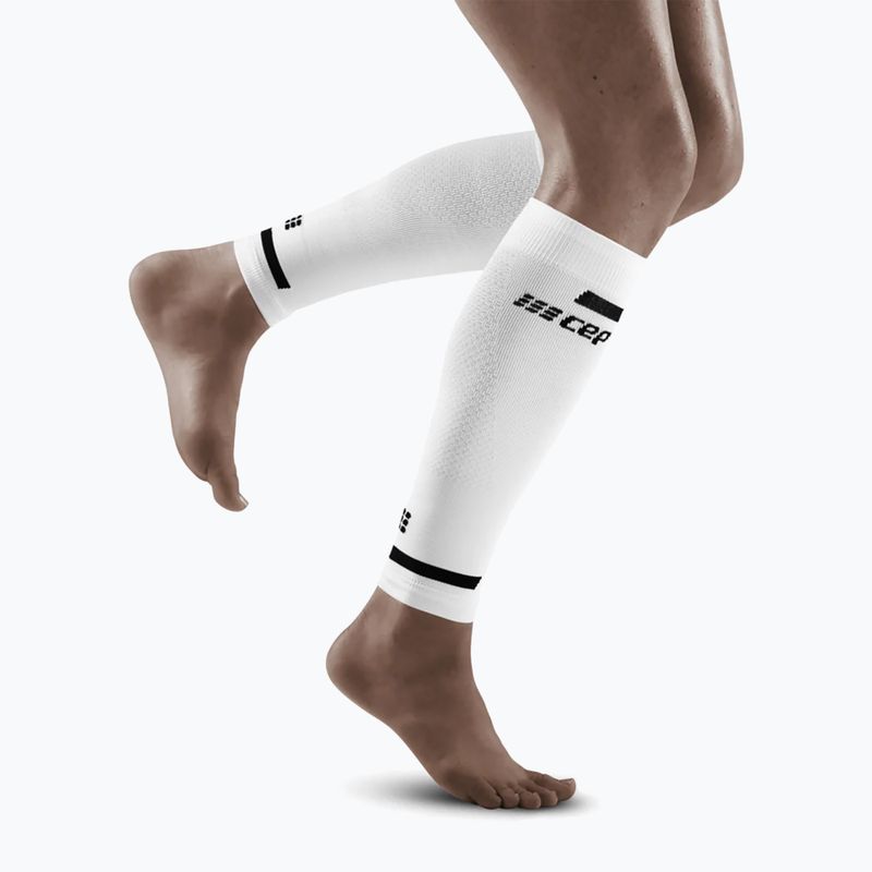 CEP Fasce di compressione per polpacci da donna The run 4.0 bianco 4