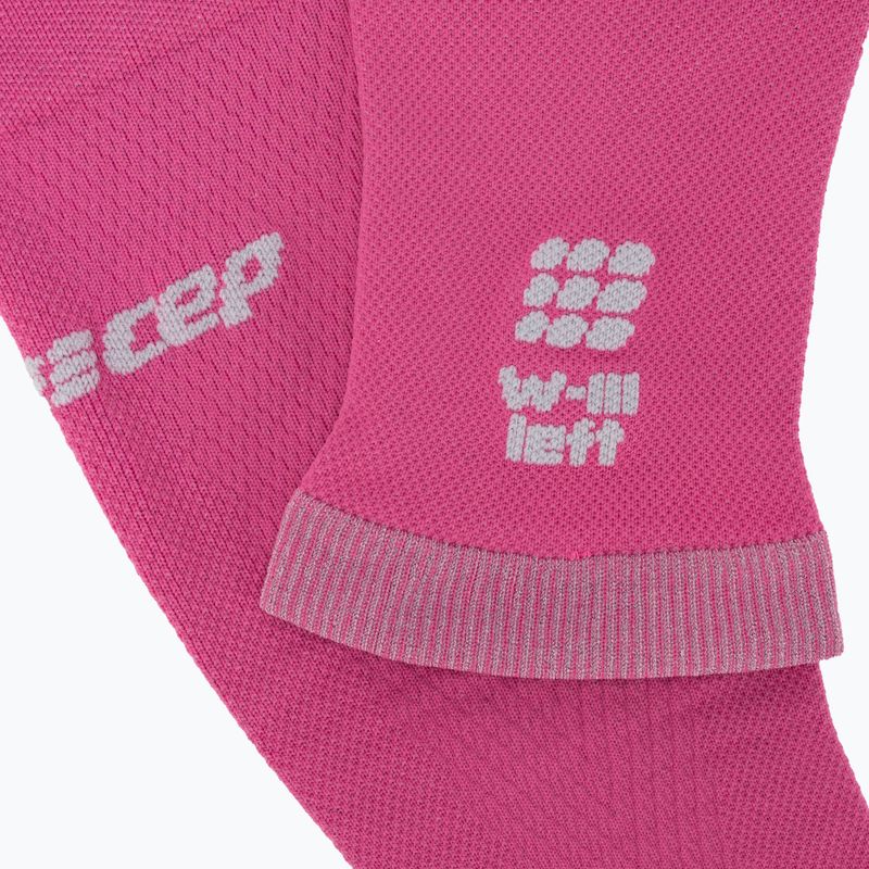 CEP Fasce di compressione per polpacci da donna Rosa ultraleggero/grigio chiaro 3