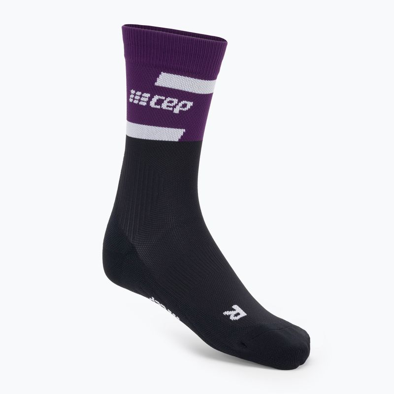 CEP Calze da corsa a compressione 4.0 Mid Cut da uomo viola/nero 2