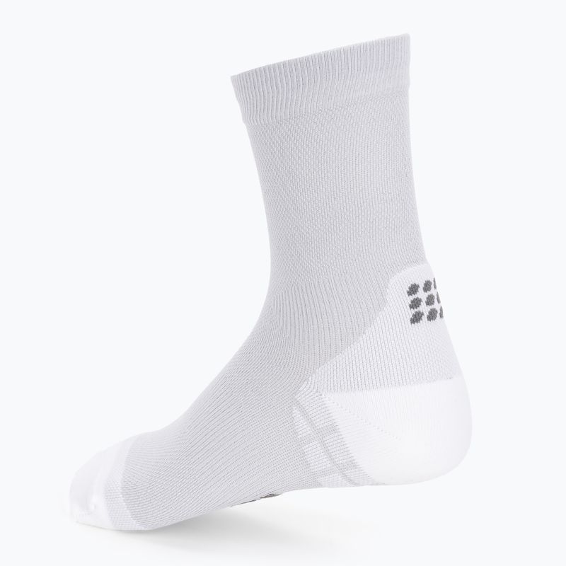 Calzini da corsa a compressione CEP Ultralight Short carbon white per uomo 5