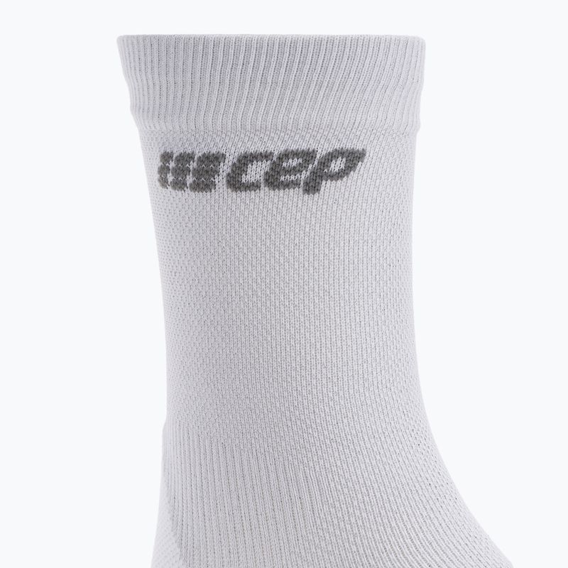 Calzini da corsa a compressione CEP Ultralight Short carbon white per uomo 6