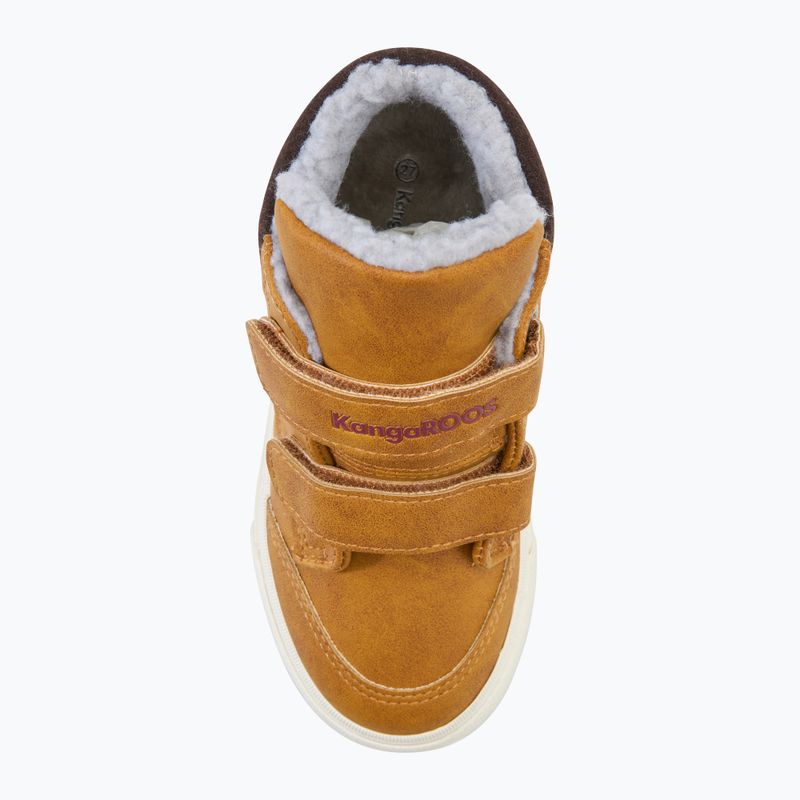 Scarpe da bambino KangaROOS KaVu Primo V tan yellow / rouge 5