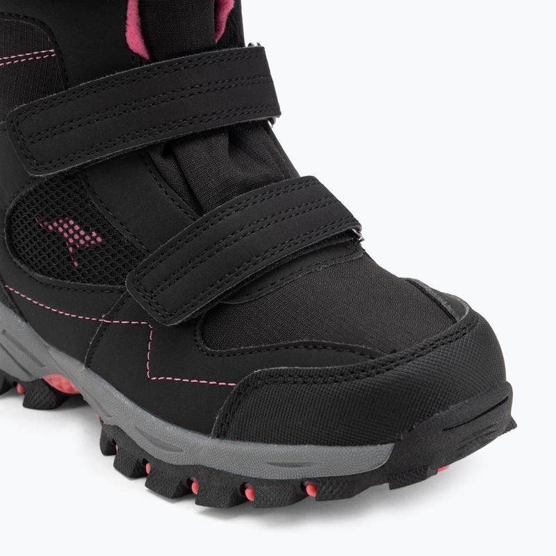 KangaROOS K-Robi KTX jet nero/rosa, stivali da neve per bambini 5
